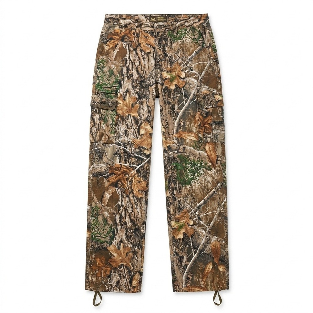 Berne Mens Small 28-30 Realtree Edge Camo Cargo Hunting Pants Adjustable GP948